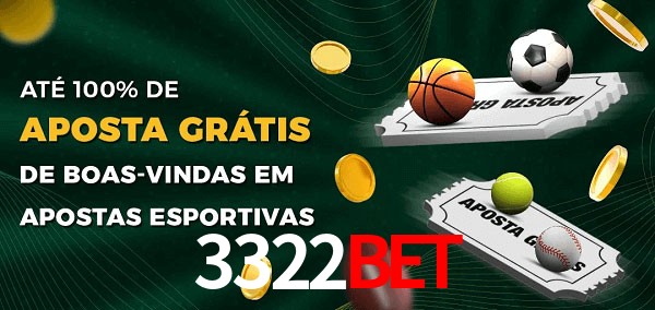 3322BET Ate 100% de Aposta Gratis